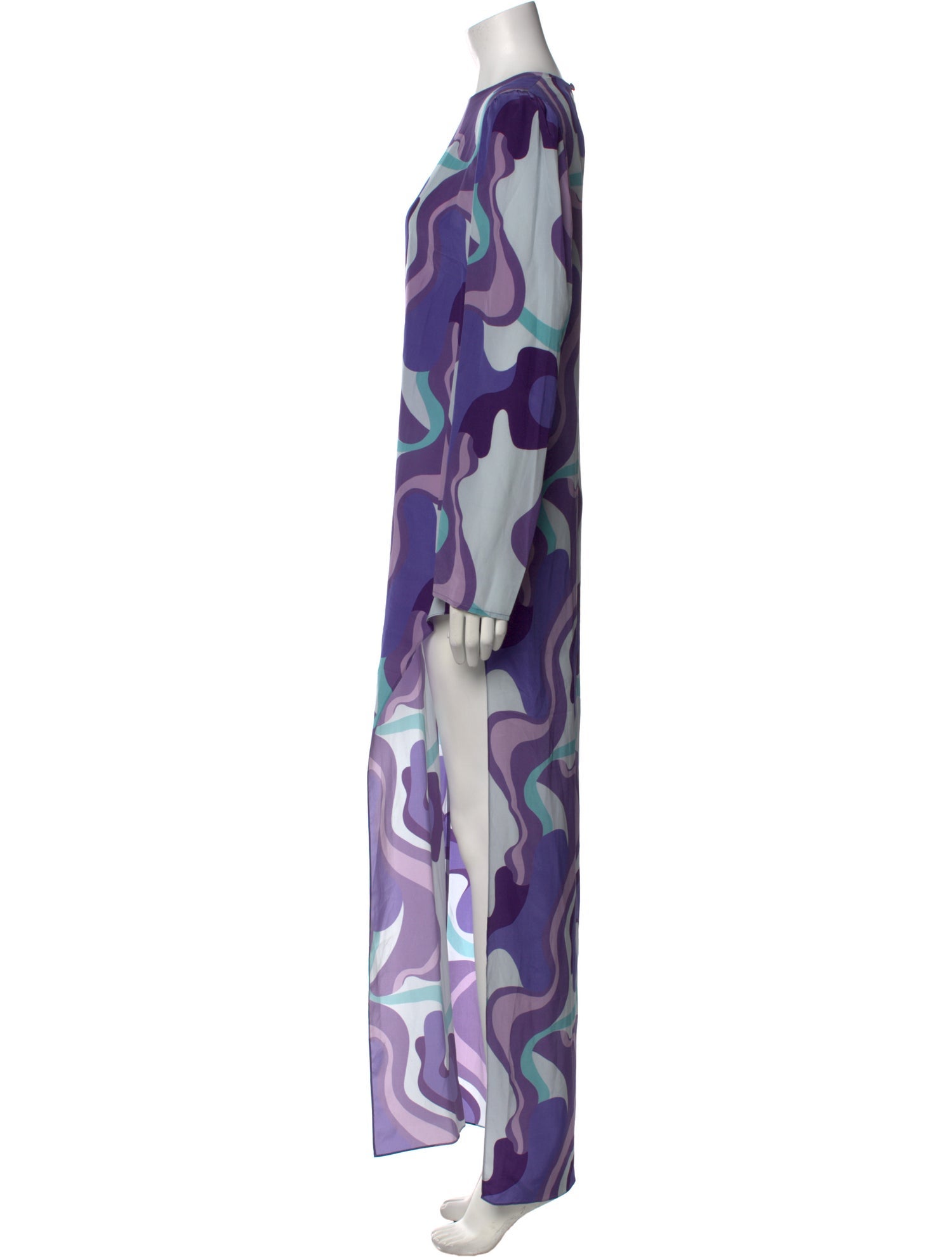 Adriana Degreas Silk Long Dress